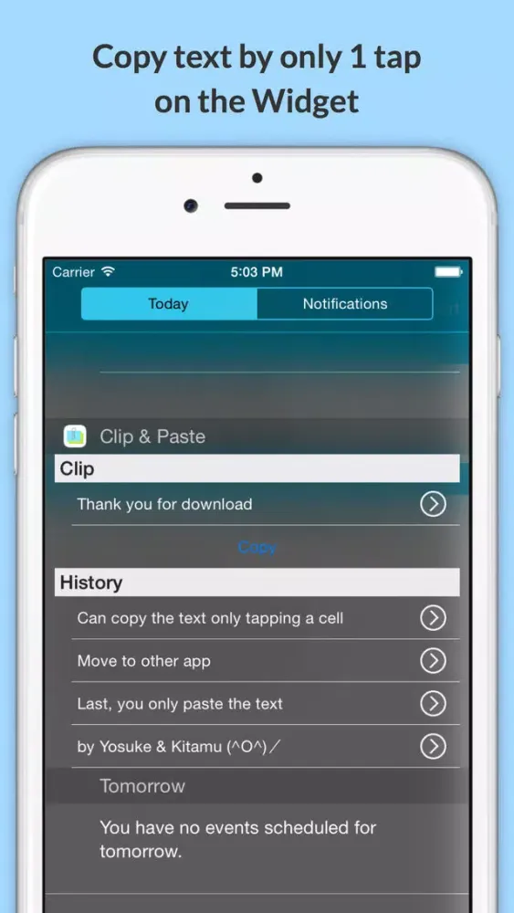 Clip & Paste - Copy and paste easily with widget Screenshots