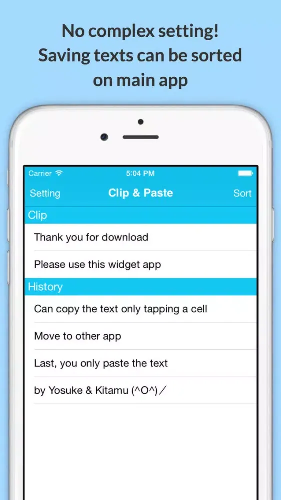 Clip & Paste - Copy and paste easily with widget Screenshots
