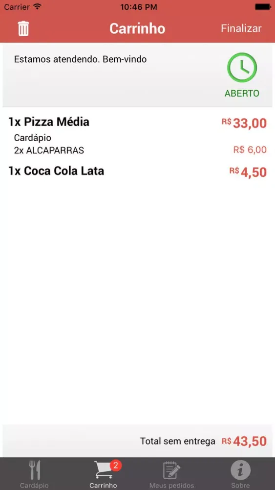 Dome Pizzaria Ekran Görüntüleri
