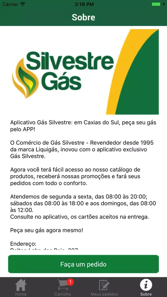 Gás Silvestre Caxias do Sul Ekran Görüntüleri