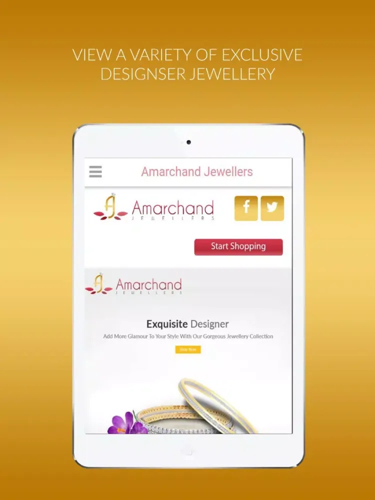 Amarchand Jewellers iPad  Screenshots