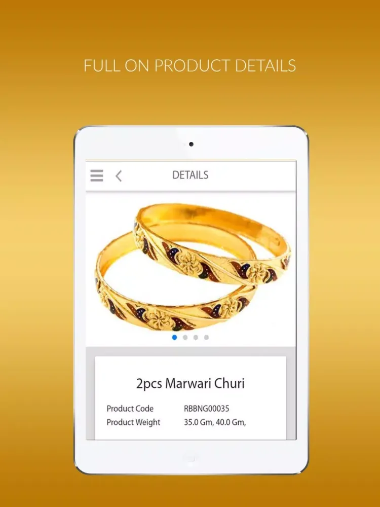 Amarchand Jewellers iPad  Screenshots