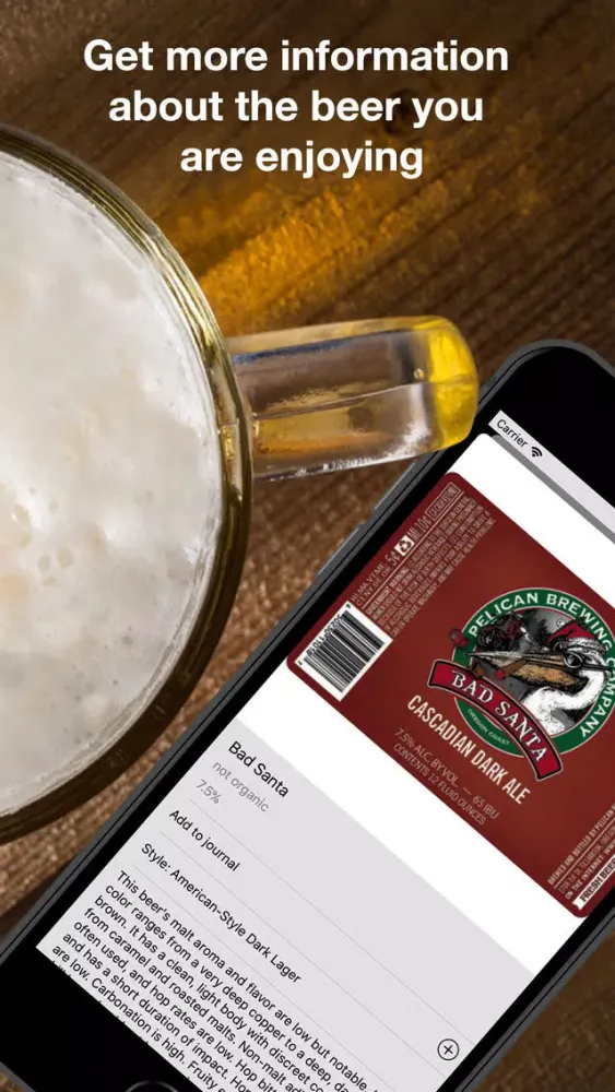Tangkapan layar TheBrewApp