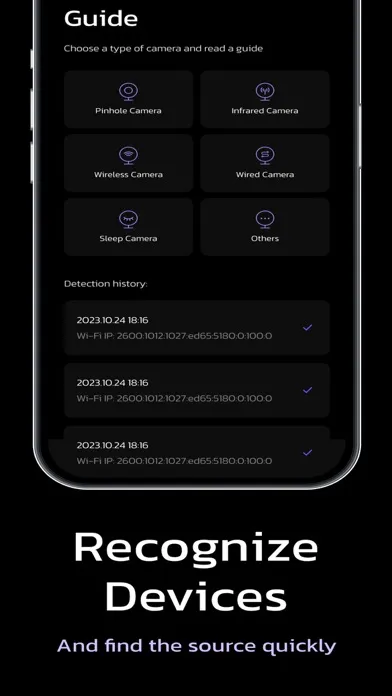 Screenshot di Camera Detector, Hidden Device