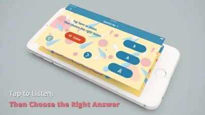 Tangkapan skrin Learn Russian Alphabet Quickly
