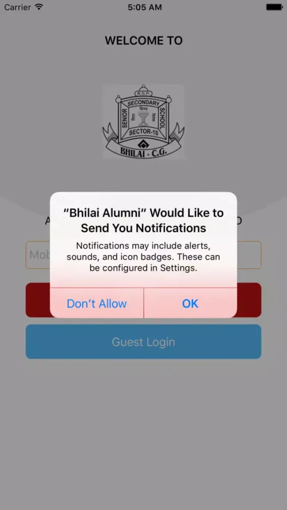 Bhilai Alumni App স্ক্রিনশট
