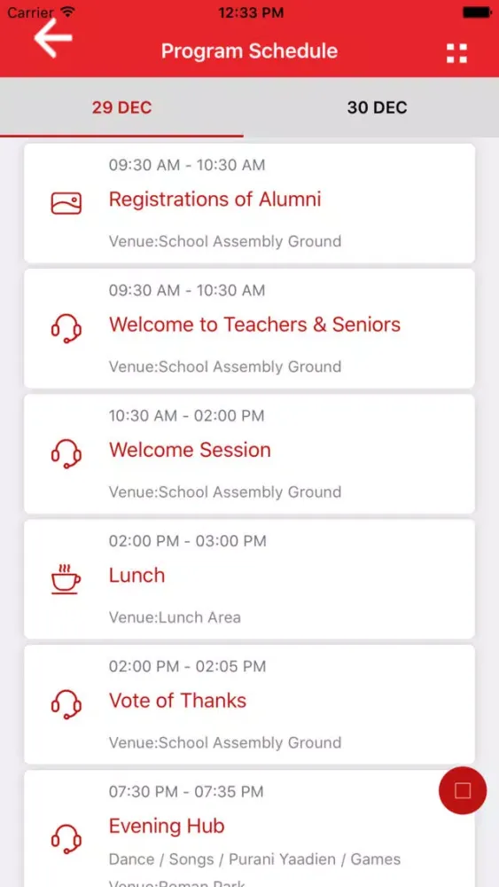 Bhilai Alumni App স্ক্রিনশট