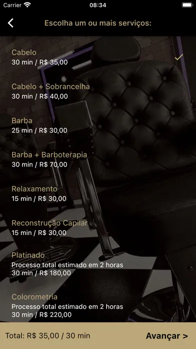 Скриншоты Hawk Barbearia