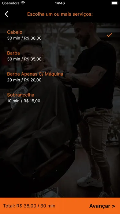 Ảnh chụp màn hình của Barbearia Tradicional