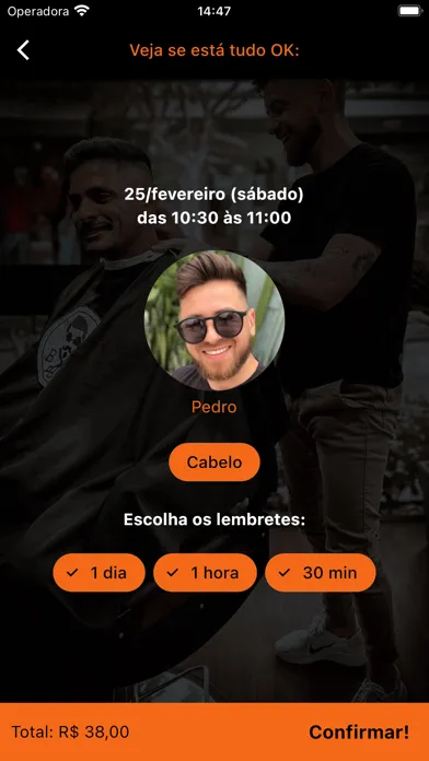 Ảnh chụp màn hình của Barbearia Tradicional