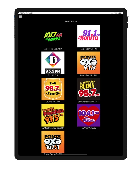 ORT Radio iPad 应用截图