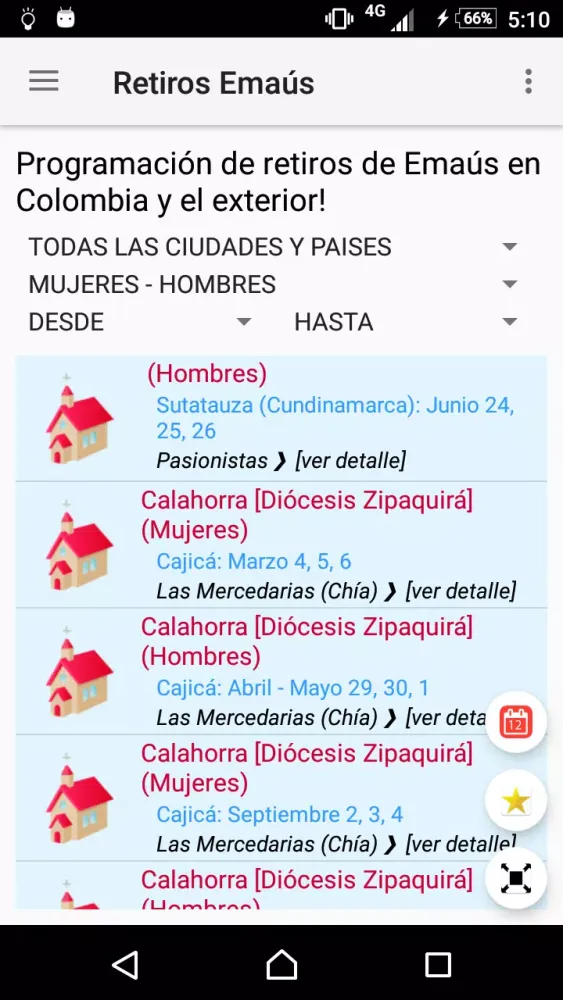 Retiros Emaús Screenshots
