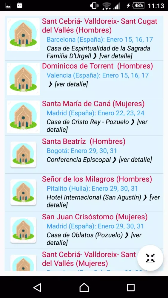 Retiros Emaús Screenshots