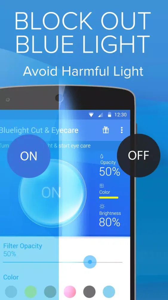 Tangkapan skrin Bluelight Eyecare