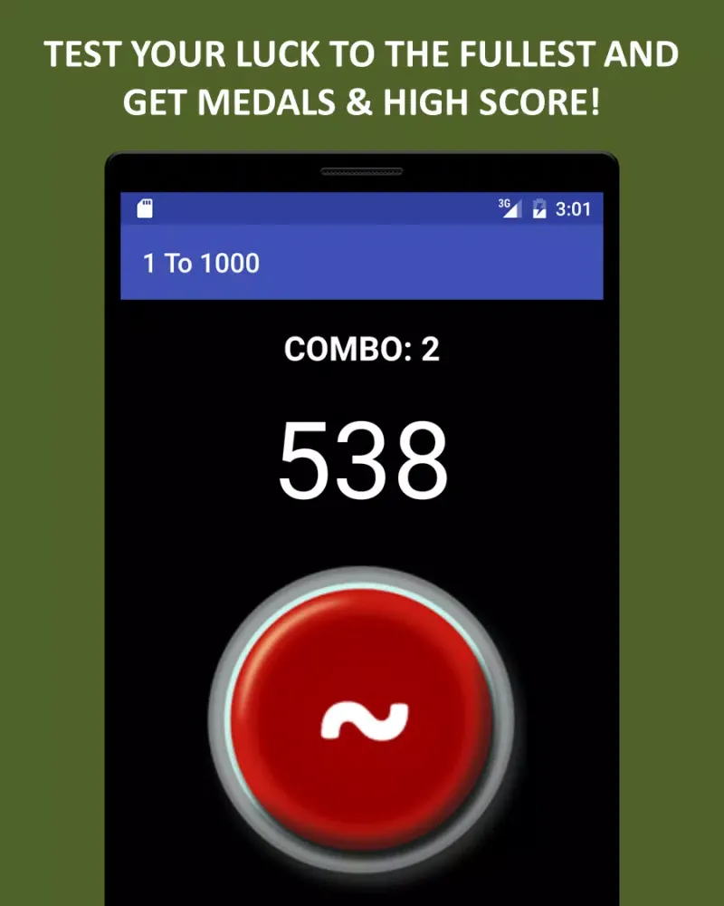 Captures d'écran de 1 To 1000 Game (Lucky Game)