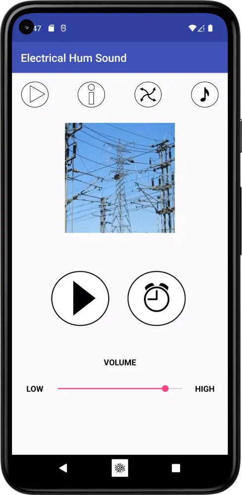 Screenshot di Electrical Hum Sound