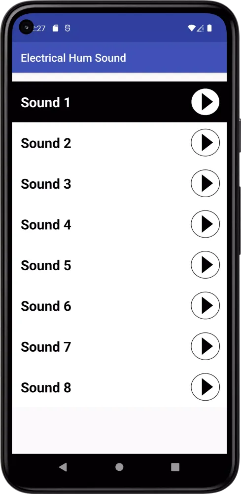 Screenshot di Electrical Hum Sound