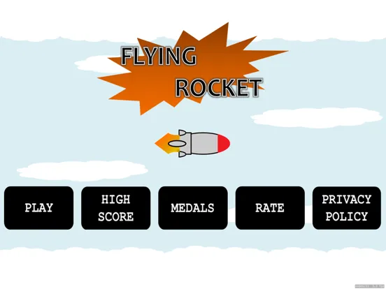 Flying Rocket - Tap Precision iPad سکرین شاٹس