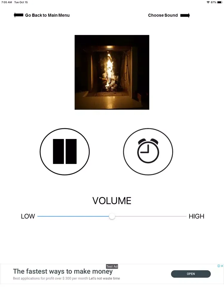 Furniture Comforting Sounds iPad  Screenshots