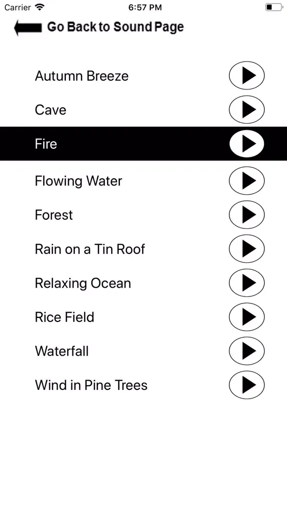 Screenshot di Nature Relaxing Sounds Set