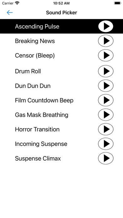 Tangkapan layar TV Show & Movie Sound Effects