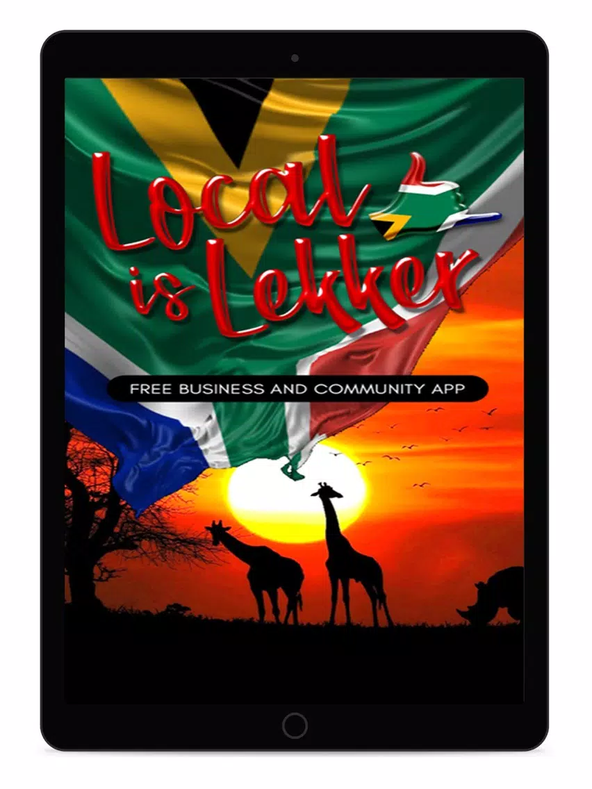 Local is Lekker App iPad  Screenshots