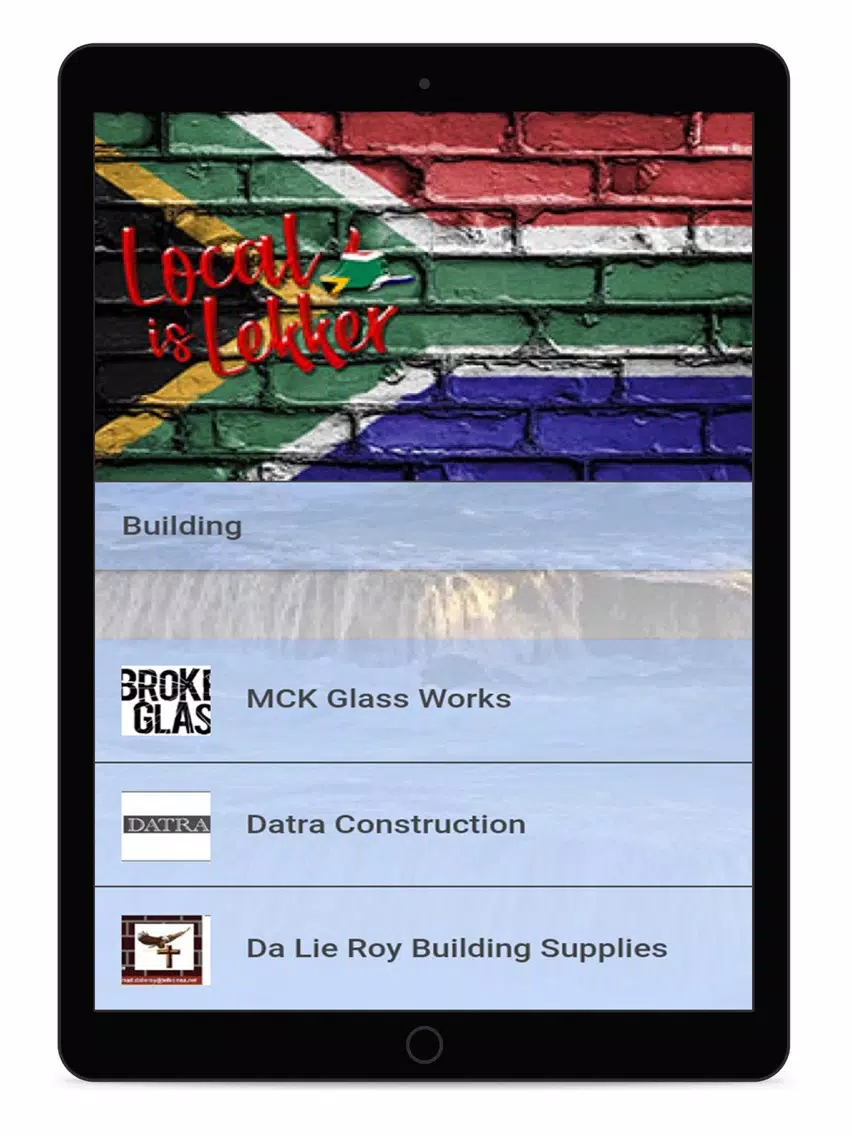 Local is Lekker App iPad  Screenshots