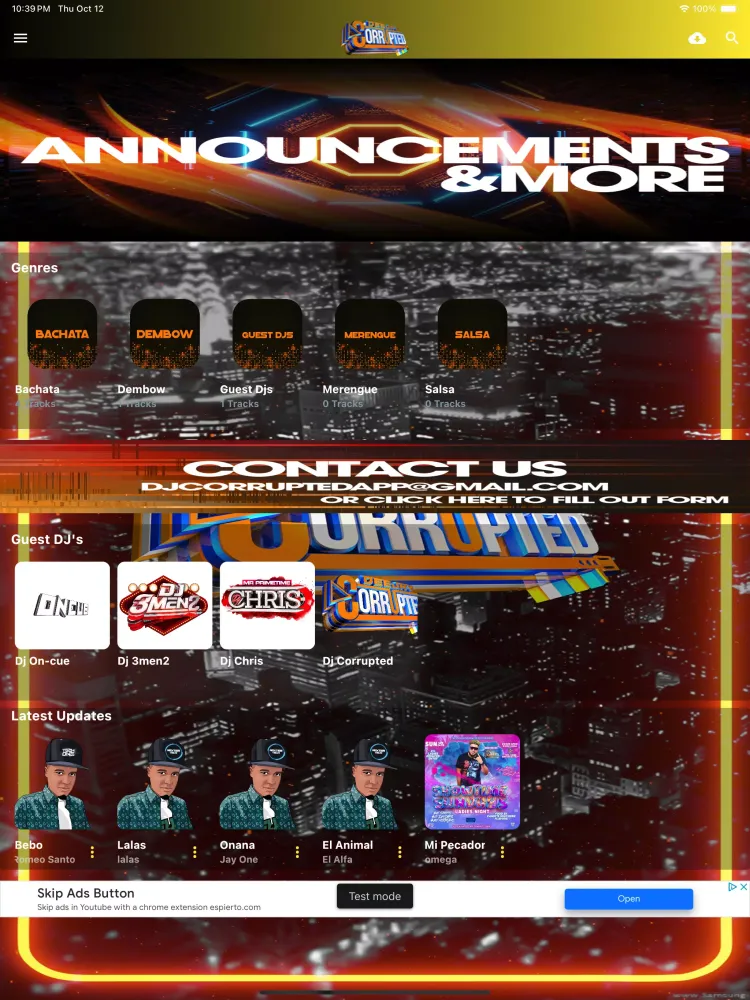 Screenshot di DJ Corrupted
