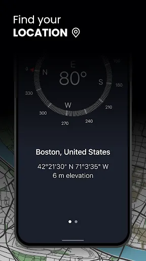 Capturas de tela do Compass: Accurate Compass