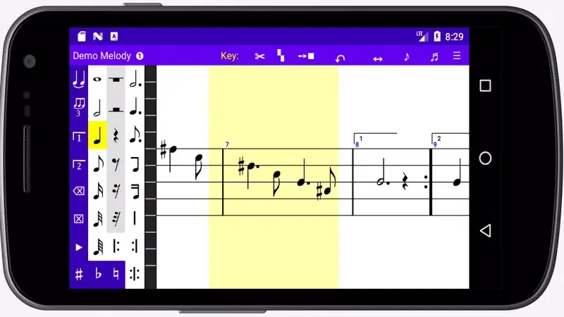 Melody Notepad سکرین شاٹس
