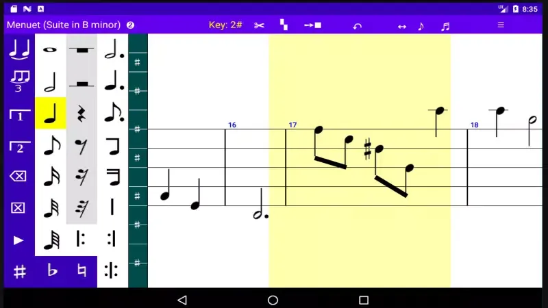 Melody Notepad سکرین شاٹس