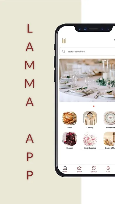 Capturas de tela do Lamma App