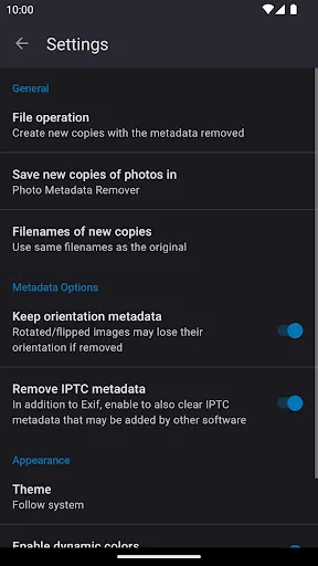 Скриншоты Photo Metadata Remover