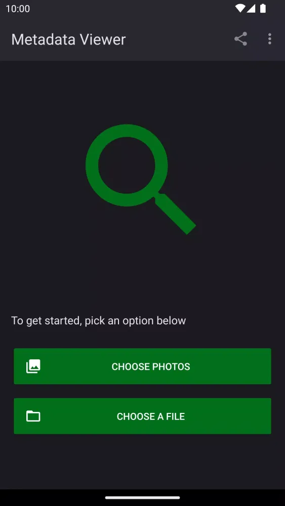 Photo Metadata Viewer Screenshots