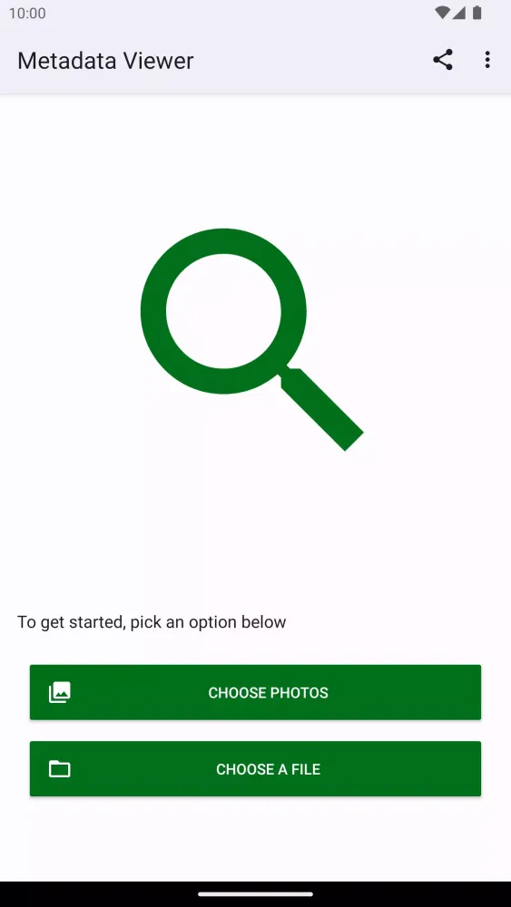 Photo Metadata Viewer Screenshots
