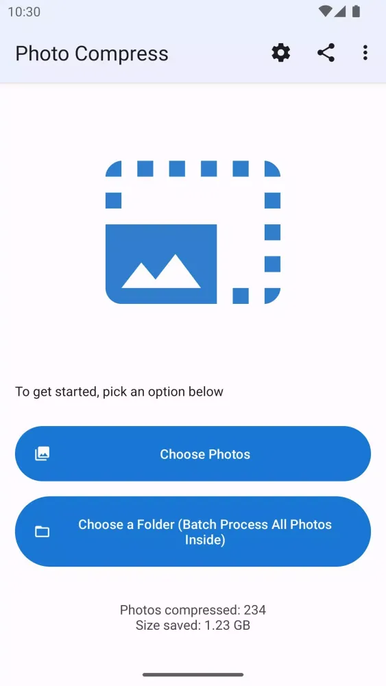 Photo Compress Tool Screenshots