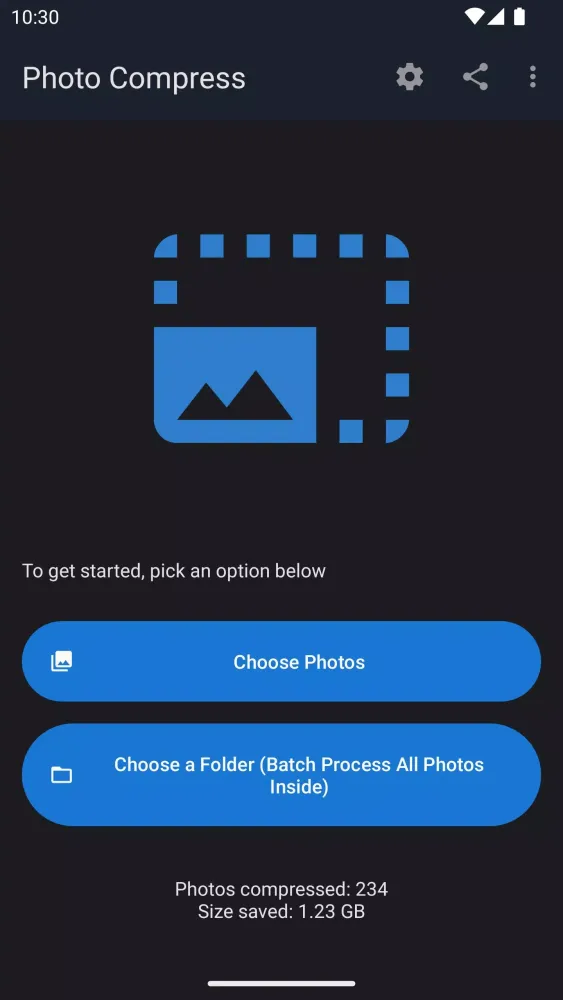 Photo Compress Tool Screenshots