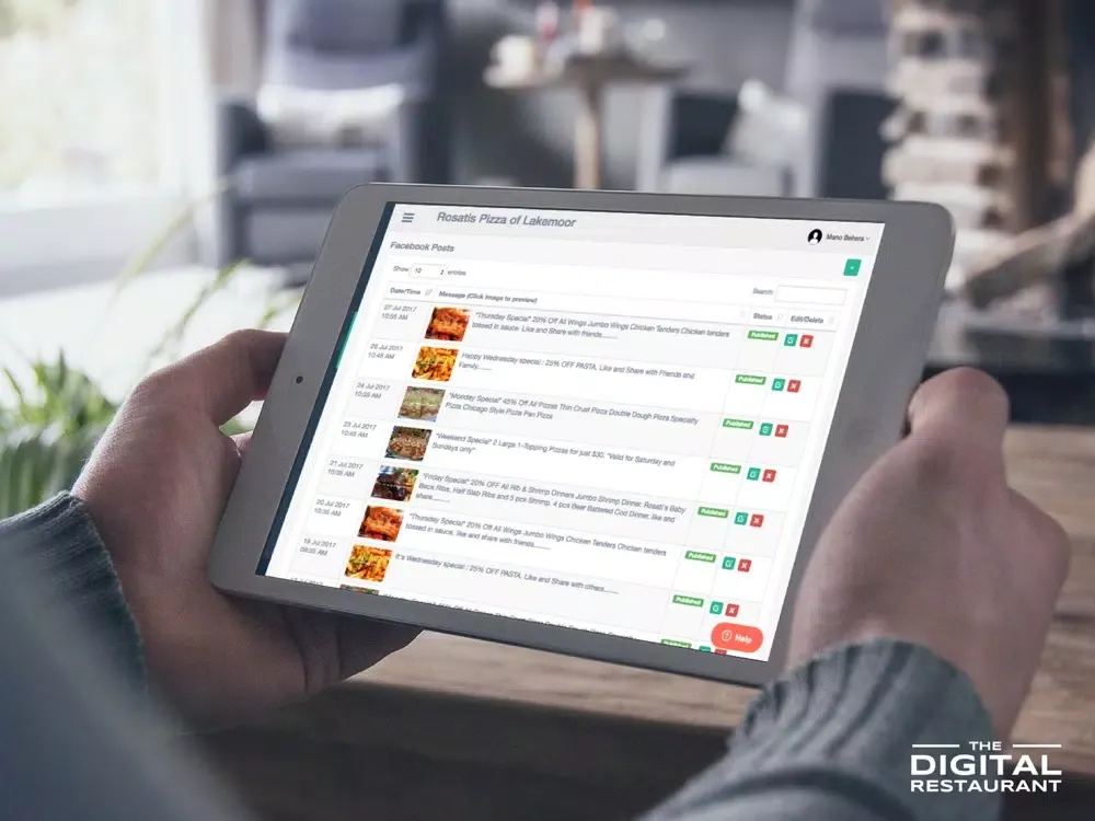 Screenshot di Restaurant Marketing Platform iPad 