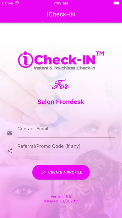 Скриншоты iCheck-IN for Salon