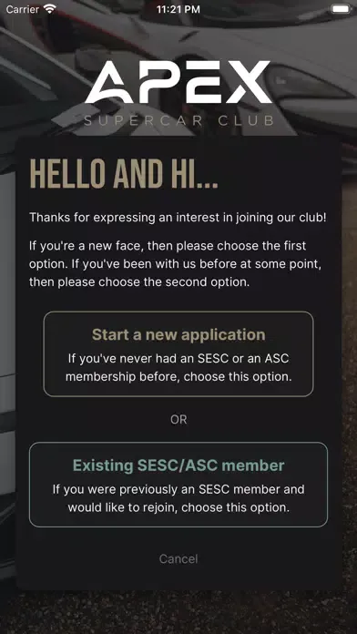 Apex Supercar Club应用截图