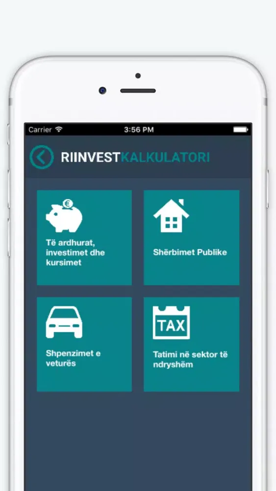 Zrzuty ekranu Riinvest Institute