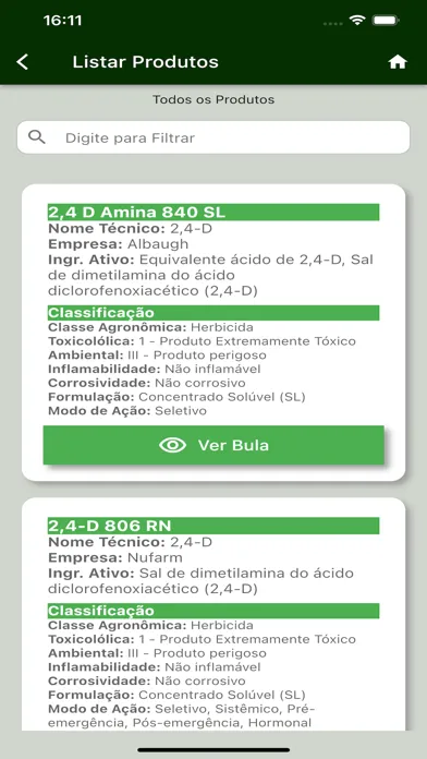 Bulario Agro Premium应用截图