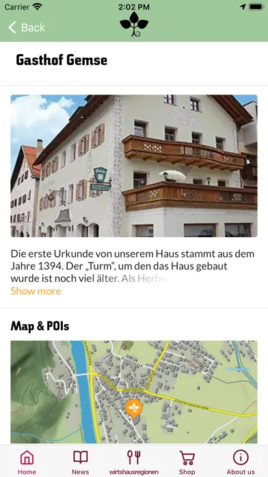 Tangkapan skrin Tiroler Wirtshaus