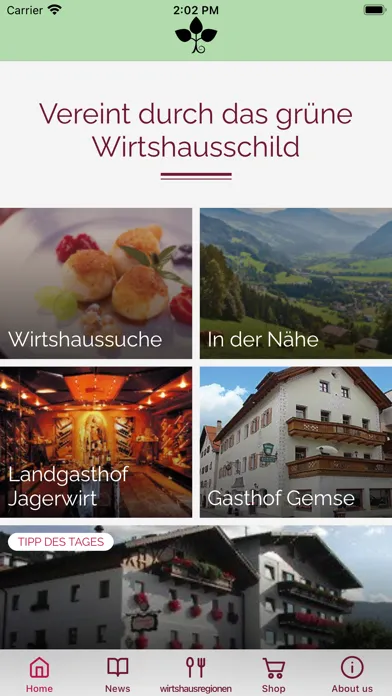 Tangkapan skrin Tiroler Wirtshaus