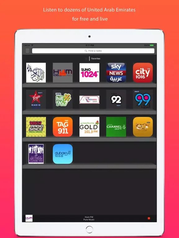 تصاویر United Arab Emirates Radios : best of Dubai radio iPad 