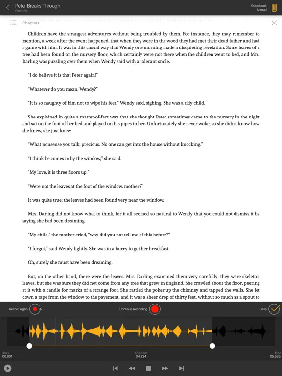 Captures d'écran de Audiobook Maker & Player iPad 