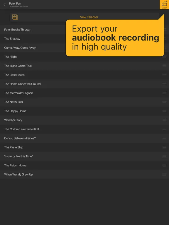 Captures d'écran de Audiobook Maker & Player iPad 
