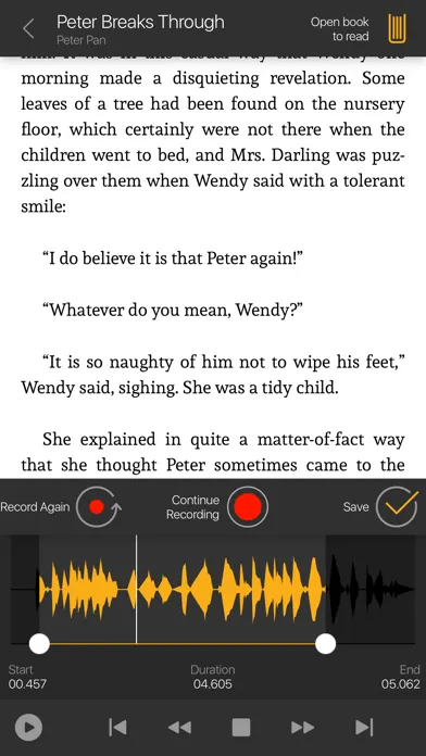 Captures d'écran de Audiobook Maker & Player