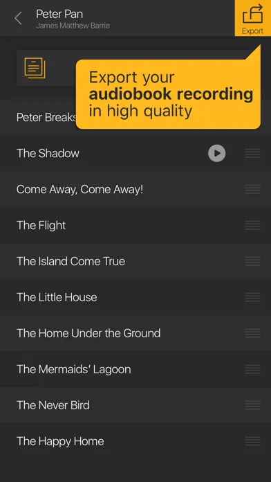 Captures d'écran de Audiobook Maker & Player