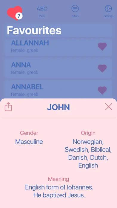 Original Names for your Baby应用截图